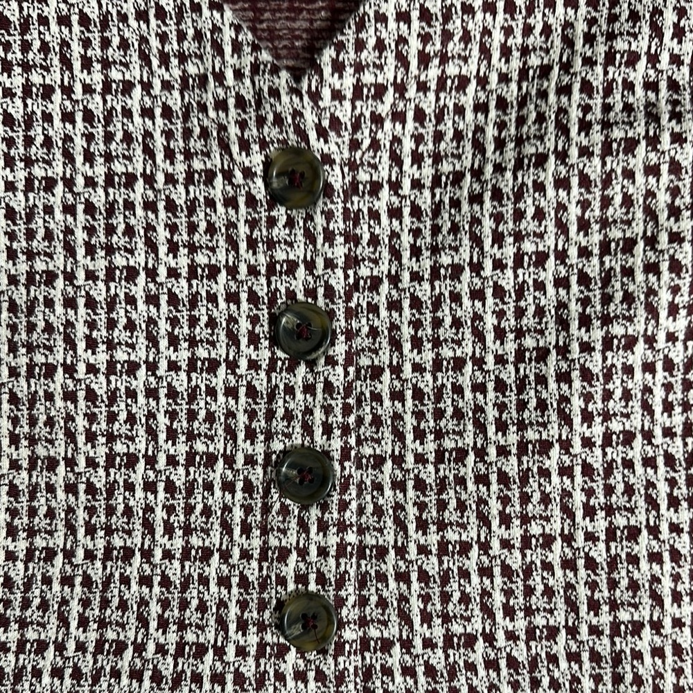 LC Lauren Conrad mauve and White Knit dress - Picture 3 of 5